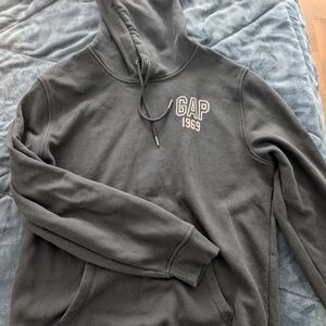 GAP Black Fleece Pullover Hoodie